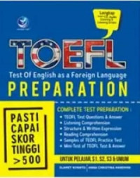 TOEFL (Test of English as a Foreign Language) Preparation