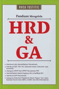 Panduan Mengelola HRD dan GA