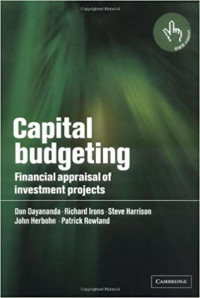 Capital Budgeting : Financial Appraisal of Investment Projects