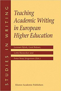 Teaching Academic Writing in European Higher Education