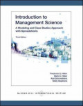 Introduction to Management Science : A Modeling and Case Studies Approach with Spreadsheets