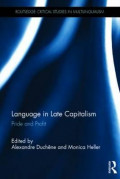 Language in Late Capitalism : Pride and Profit