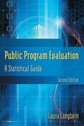 Public Program Evaluation : A statistical guide