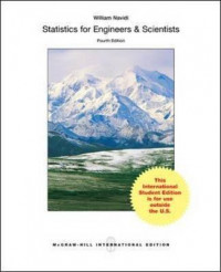 Statistics for Engineers and Scientists