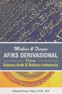 Makna & Fungsi Afiks Derivasional Dalam Bahasa Arab & Bahasa Indonesia