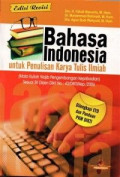 Bahasa Indonesia untuk Penulisan Karya Tulis Ilmiah