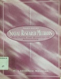 Social Research Methods: qualitative and quantitative approaches