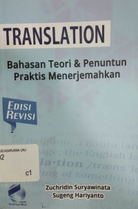 Translation: bahasan teori dan penuntun praktis menerjemahkan