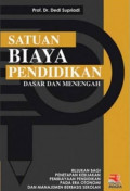 Satuan Biaya Pendidikan: dasar dan menengah