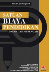 Satuan Biaya Pendidikan: dasar dan menengah