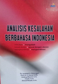 Analisis Kesalahan Berbahasa Indonesia