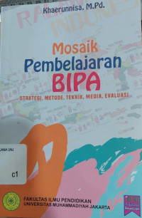 Mosaik Pembelajaran BIPA: Strategi, Metode, Teknik, Media, Evaluasi