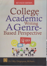 College Academic Writing A Genre-Based Persfective