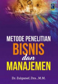 Metode Penelitian Bisnis dan Manajemen